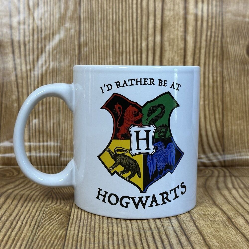 Harry Potter‎ Ceramic Mug 20 Oz I'd Rather Be At Hogwarts Ceramic Mug